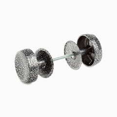 Ручка-кнопка РК а/серебро (латунина) (00002181)