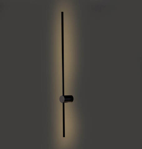 Бра Minimal Line M Black H100