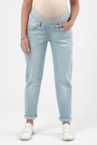 Джинсы для беременных (BOYFRIEND) 14772 голубой