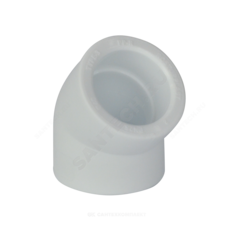 Угольник PP-R белый Дн 20х45гр внутренняя пайка RTP (РосТурПласт) 10824