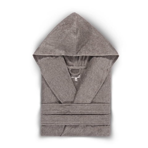 Халат хлопковый Hamam ASH Light Hooded Brown