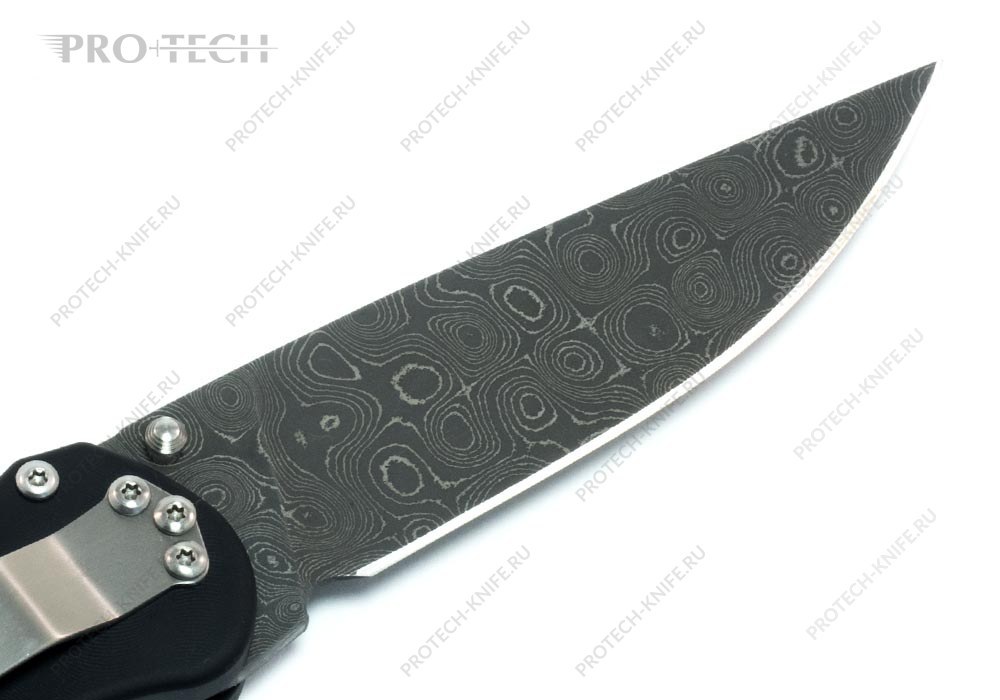 Нож Pro-Tech Custom 1851 Double Action Defiance Damascus - фотография 