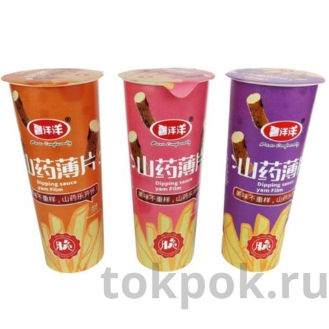 Чипсы картофельные Potato Complacenetly Purple Dipping sauce yam Film, 35 гр
