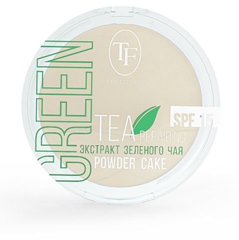 TF Пудра компактная с экстрактом зеленого чая тон 01 фарфоровый СТР-16