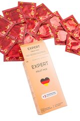 Ароматизированные презервативы EXPERT Fruit Mix - 12 шт.(+3 в подарок) - 