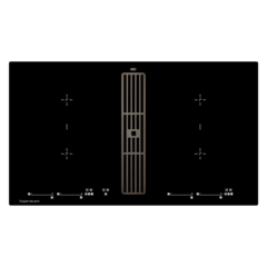 Индукционная варочная панель с вытяжкой Kuppersbusch KMI 9800.0 SR Black Chrome