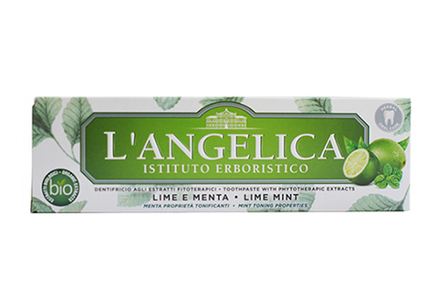 Зубная паста L'ANGELICA Лайм-Мята с фитоэкстрактами, 75мл