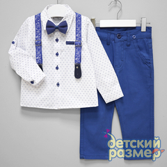 Костюм (подтяжки, бабочка)