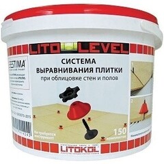 Клинья для выравнивания LITOLEVEL - Система выравнивания плитки (150шт/вед)