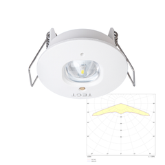 Миниатюрные точечные встраиваемые аварийные светильники Moncato EF801 LED SO
