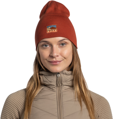 Картинка шапка вязаная Buff Hat Knitted Long Cinnamon - 2