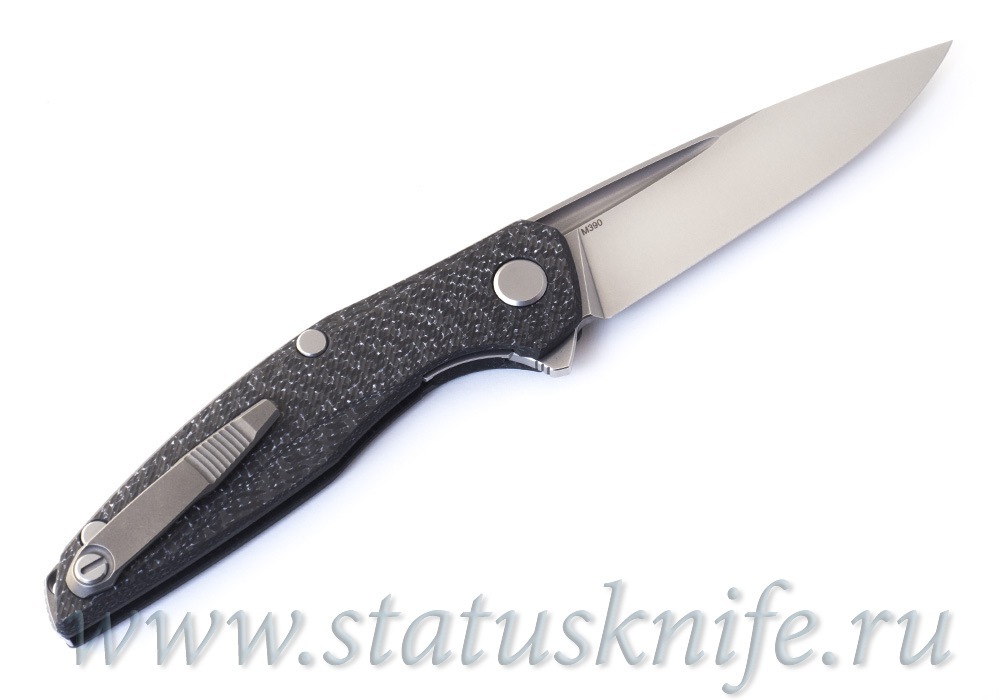 Нож Широгоров 111 М390 Долы Карбон White 3D MRBS