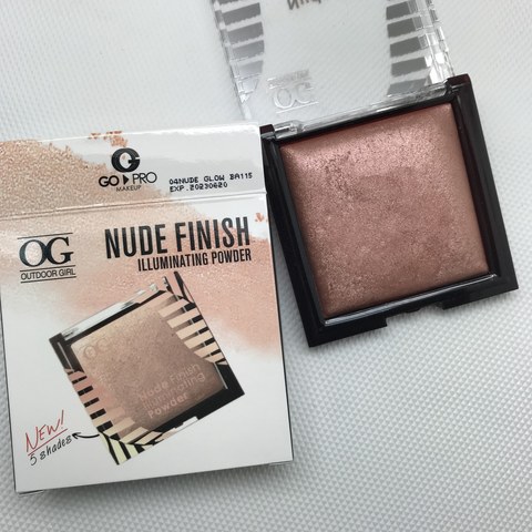 OG-KY5303Y Пудра-хайлайтер 04 nude glow, NUDE FINISH ILLUMINATE POWDER