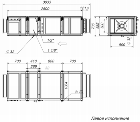 Breezart 4500C Lux F - 380/3 Приточная установка с электрическим нагревателем