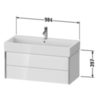 Раковина мебельная Duravit Vero Air 2350100000
