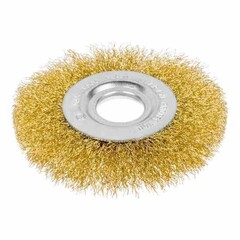 Щетка кранцовка дисковая со шпилькой латунь RemoColor