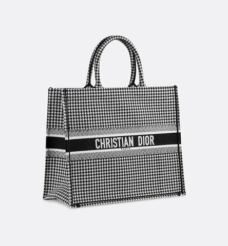 Сумка Dior Book Tote черный/белый