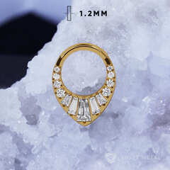 Кликер Emerance Crystal PVD Yellow 1.2мм