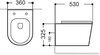 Aquanet Atago 2.0 W MB Atago 2.0 W Унитаз с сиденьем (Soft Close-SLIMSEAT) подвесной с Rimless, черный мат. (279090)
