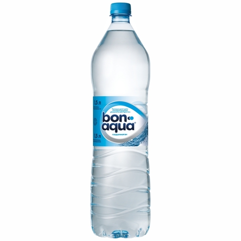 Вода питьевая BONAQUA б/газ 1,5 л пл/б КАЗАХСТАН