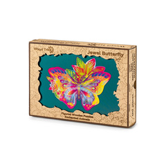 Драгоценная бабочка от Wood Trick - сборные пазлы причудливой формы, это картины, которые вы собираете сами