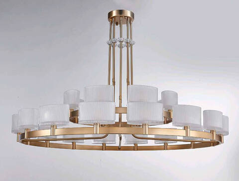 Люстра Newport 4338+16/C gold