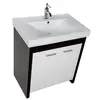 Aquanet 183654 Компл.2 - Тумба Тиана 75 с 2 дв. wenge (фасад белый) (183654)