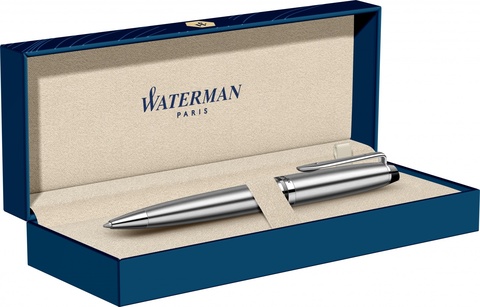 Ручка шариковая Waterman Expert Essential, St. Steel CT (S0952100)