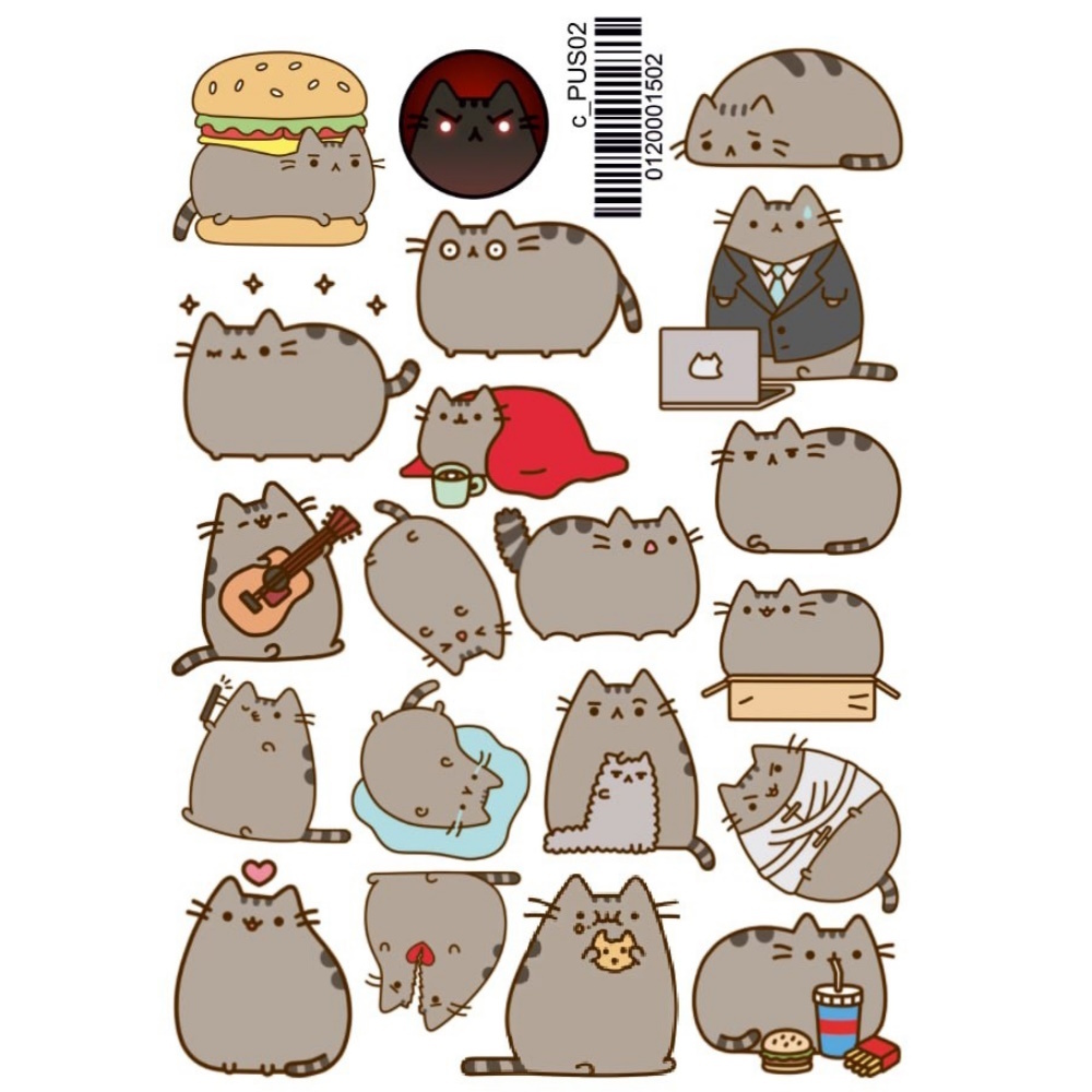 Наклейка А5 c Pusheen cat 02, Пушин 02 sticker-099889056 – купить по цене  130 ₽ в интернет-магазине ohmygeek.ru