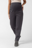 Утепленные спортивные брюки для беременных 15229 темно-серый