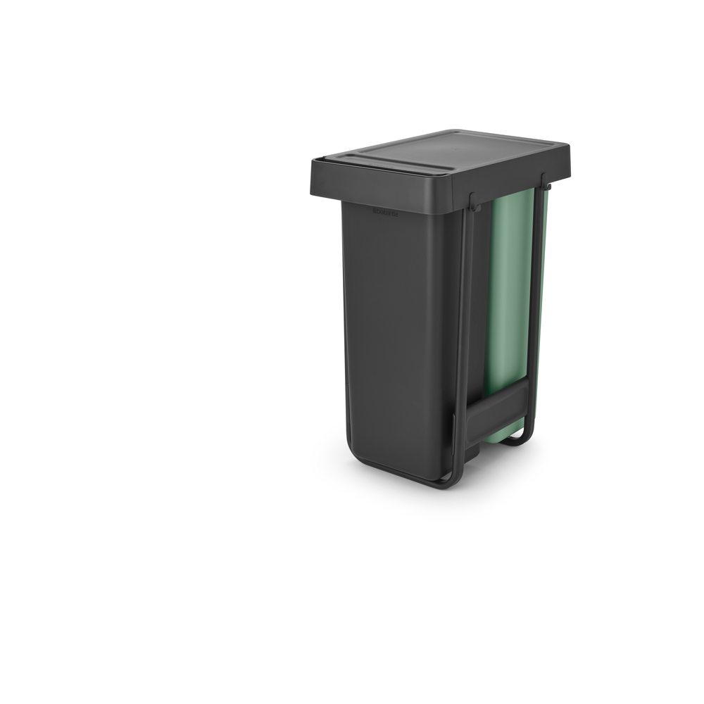 Встраиваемые мусорные ведра Sort & Go (2 x 30 л), Темно-серый/Мятно-голубой, арт. 232527 - фото 2