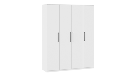 Шкаф Агата 4-х дверный белый