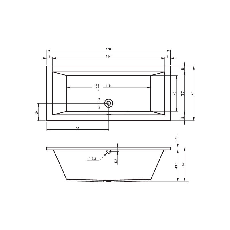 ванна Riho Lusso