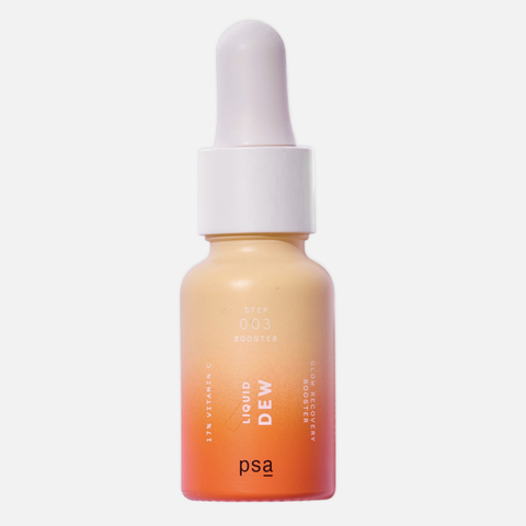 PSA LIQUID DEW 17% Vitamin C Glow Recovery Booster Антиоксидантный восстанавливающий бустер для восстановления и ухода за кожей с витамином С 17%, 15 мл