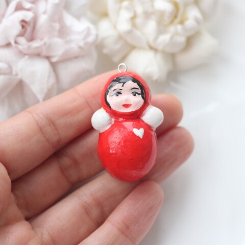 Подвеска Неваляшка, 40*35 мм, S012