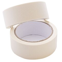 
          Клейкая лента малярная Alingar, 38 мм * 25 м, бумажная основа, бежевая, уп. 8 шт.