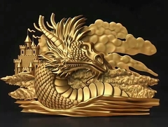 Силиконовый молд № 0215 Дракон