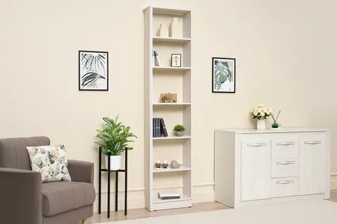 Стеллаж Монако ПН-19 ясень белый