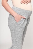 Брюки для беременных 12296 серый меланж