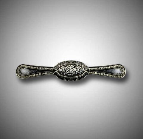 ручка 2846CF-96 крепления 9,6см серебро