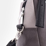 Сумка Саломея 364 мульти итальянский серо-черный