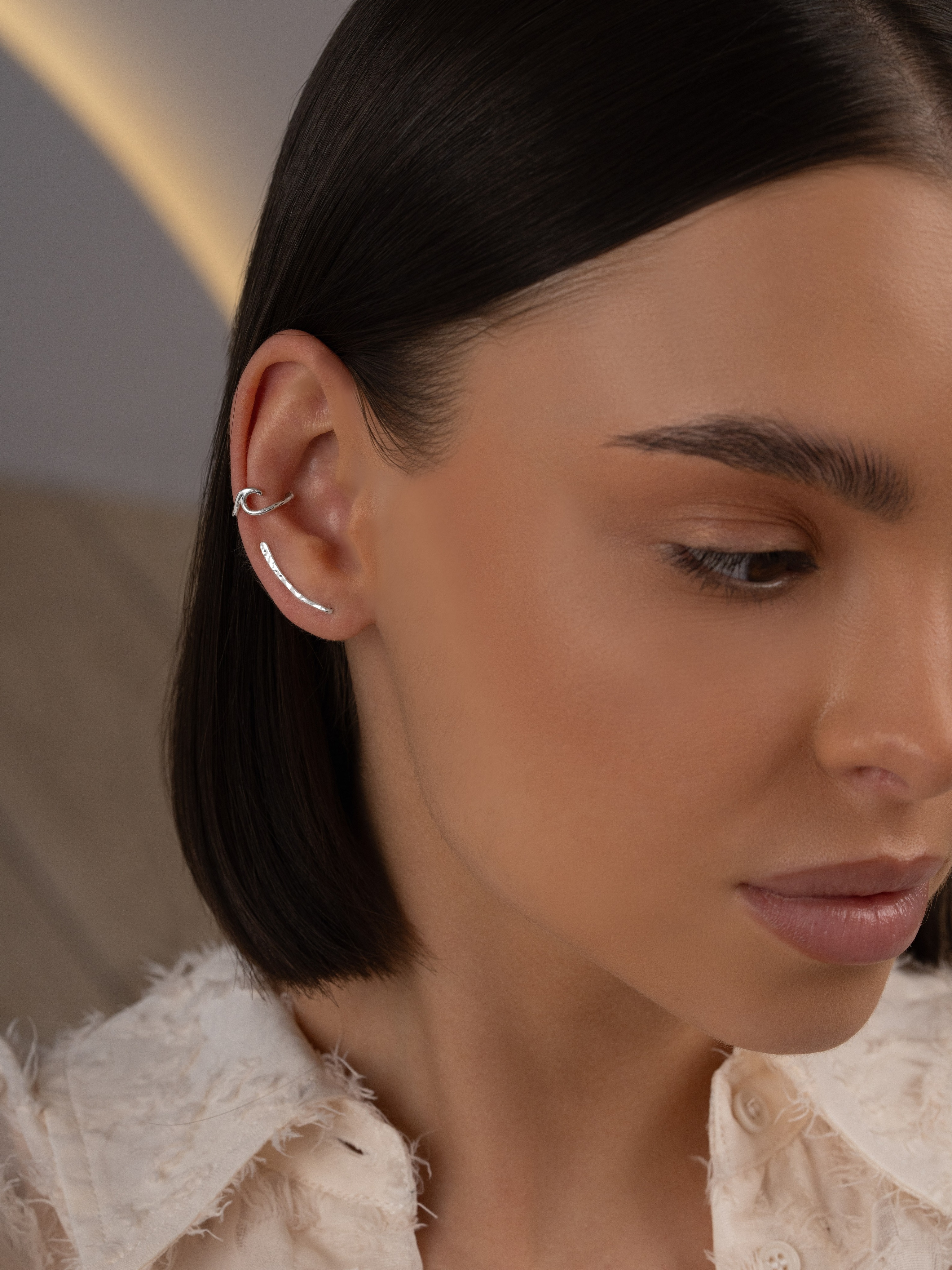 Серьги Штрих