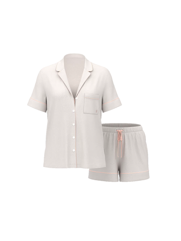 ХЛОПКОВАЯ ПИЖАМА С ШОРТАМИ