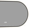 Aquanet 367656 Зеркало Контур овал 500х1000 LED ТХ, антипар, цв. черный (367656)