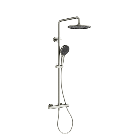 Sancos SC9007BN Душевая стойка с термостатом SANCOS Etna, брашированный никель, PVD покрытие, арт. SC9007BN