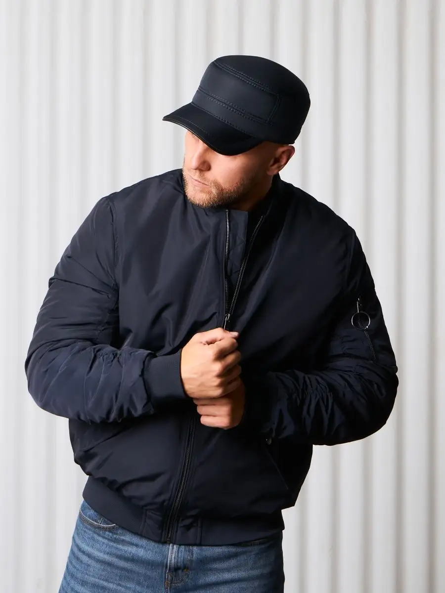 Кепка немка утепленная с ушками плащевка