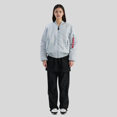 Бомбер Alpha Industries MA-1 Mist (Серо-голубой)