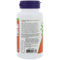 Now Foods, Пассифлора, 350 мг, 90 растительных капсул