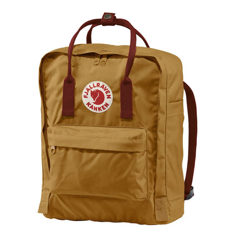Рюкзак Fjallraven Kanken коричневый/бордовый, 16 л
