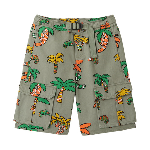 Шорты Stella McCartney Kids Cargo Palm Tree